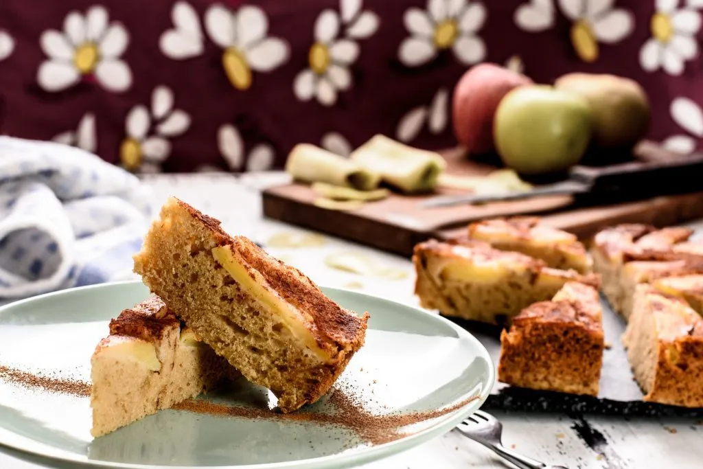 Upside-Down Apple Cake - SunCakeMom