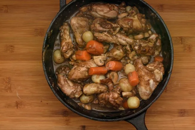 Coq au vin recipe - SunCakeMom